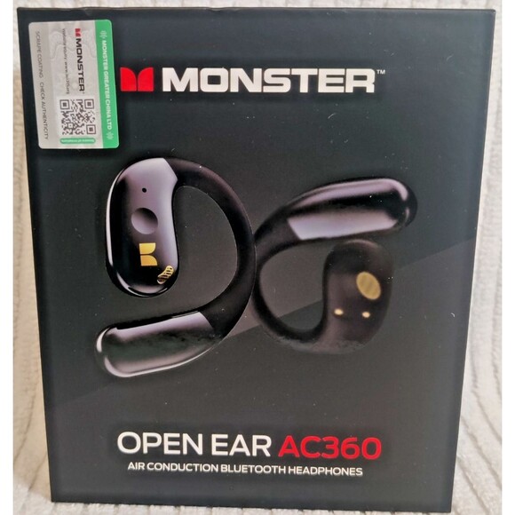 Monster Open Ear AC360 Bluetooth Headset Listen Music Anywhere Air conduction - Picture 8 of 12